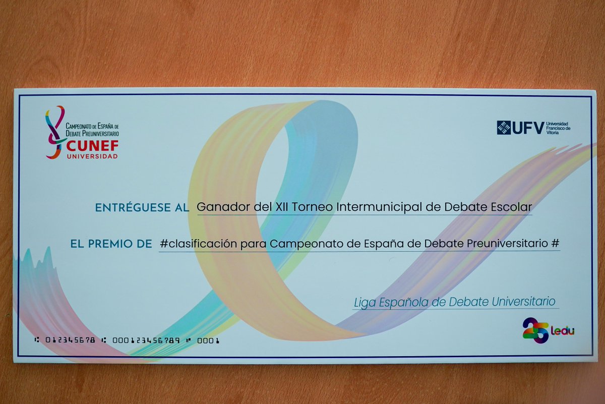 GSD Educación (@gredossandiego) on Twitter photo 🏛️ ¡Campeones del #TIDE2025!
El equipo de GSD Las Rozas gana el Torneo Intermunicipal de Debate Escolar <a href="/ufvmadrid/">Universidad Francisco de Vitoria</a> tras una intensa final en el Senado.
👏 Gracias al alcalde, <a href="/jdelauz/">José de la Uz</a>, por su visita y apoyo.
Noticia: bit.ly/4k4mwEZ
#gsdeducacion #GSDLasRozas 🏛️ ¡Campeones del #TIDE2025!
El equipo de GSD Las Rozas gana el Torneo Intermunicipal de Debate Escolar <a href="/ufvmadrid/">Universidad Francisco de Vitoria</a> tras una intensa final en el Senado.
👏 Gracias al alcalde, <a href="/jdelauz/">José de la Uz</a>, por su visita y apoyo.
Noticia: bit.ly/4k4mwEZ
#gsdeducacion #GSDLasRozas