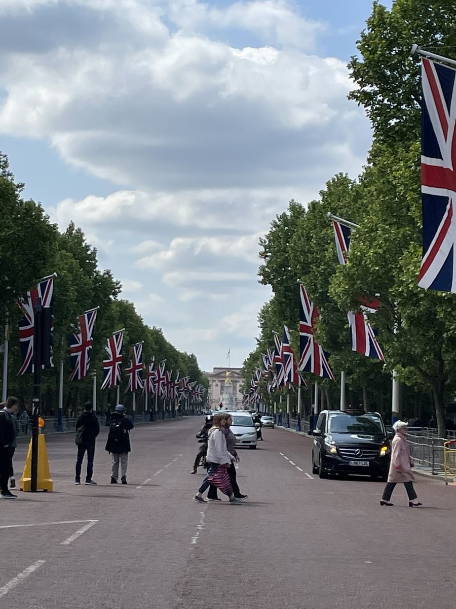 VE Day80 celebrations in London. We observed the national 2 minute silence in Trafalgar Square.