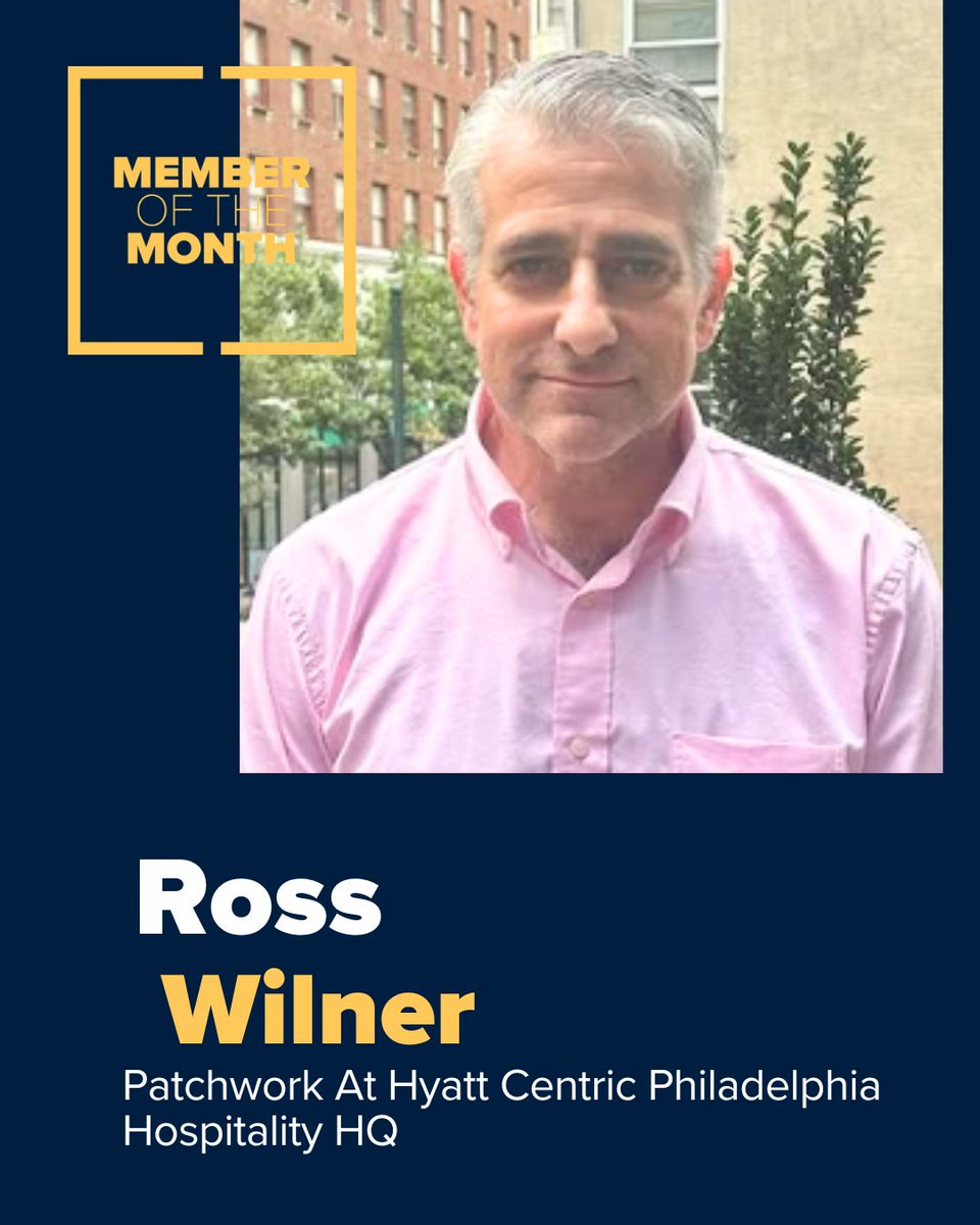🌟 Member of the Month: Ross from Patchwork at Hyatt Centric | Hospitality HQ As part of the team, Ross helps bring award-winning food halls and restaurant concepts to life—including Patchwork right here in Philly.  Read the full spotlight. tinyurl.com/yxjzypza