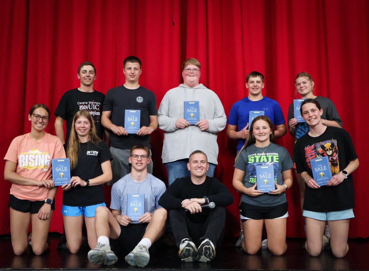 I drove six hours to Elkader, Iowa to speak for 35 minutes to 200 students. It was worth the drive!

I spoke about building a strong foundation as a student and how integrity is a competitive advantage when they graduate and step into the real world.

Big shoutout to the student