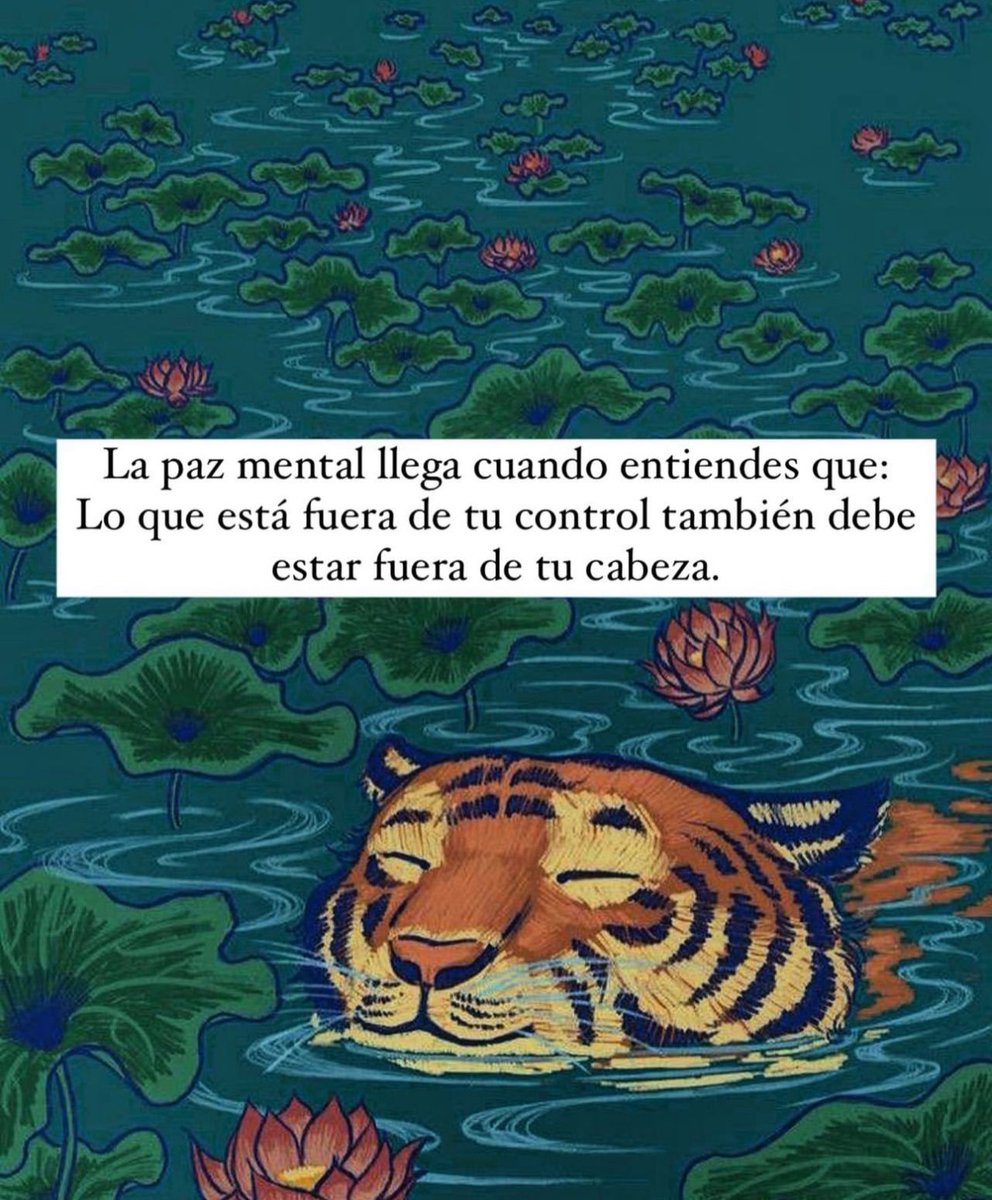 La paz mental no llega cuando todo está bien.
Llega cuando decides que lo que no controlas… no te controla. Ahí ganas. Ahí avanzas. Ahí lideras. 💥 #FelizJuevesATodos