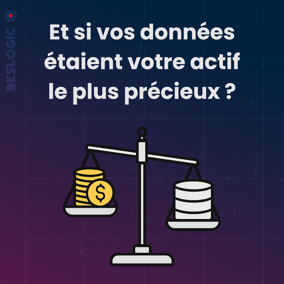 💡La donnée est la nouvelle monnaie des entreprises.
Mais savez-vous la valoriser? La sécuriser?

Un actif mal exploité ou non protégé peut devenir un risque.

Contactez-nous, on va en parler 👉 info@beslogic.com

#DataStrategy #ValorisationDesDonnées #TransformationNumérique