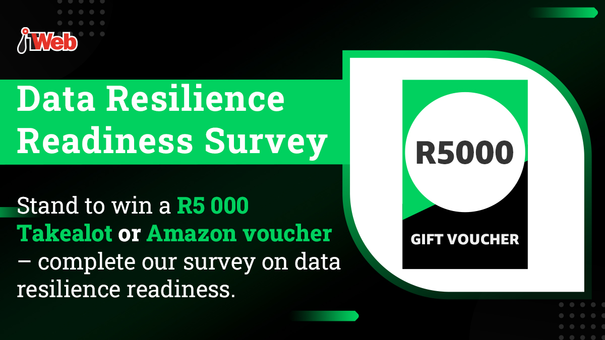 ITWebAfrica's tweet image. Share your thoughts on data resilience. ITWeb and @Veeam invite you to participate in a short survey and stand a chance to win a R5 000 Takealot or Amazon voucher. itweb.co.za/survey/p6GxRKM…
#VeeamSoftware #DataResilience #Survey