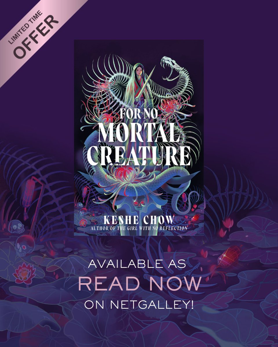 Want to read an early copy of my gothic YA fantasy, coming in October with Penguin Random House?

Because it’s up on NetgaIIey RIGHT NOW as a ‘read now’ title… which basically means you can head on over and score a copy immediately!!

(But only for a short time so be quick 🫶)