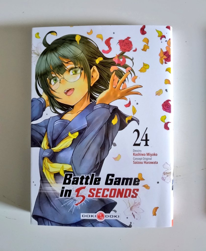 Naka_manga's tweet photo. Je reste chez @dokidoki_manga pour la suite cette fois de #BattleGameIn5Seconds 🔥
Le manga de @miyakokasiwa @saizouharawata continue sa route au 🇯🇵 avec 27 tomes. https://t.co/qAcEUNjQu4