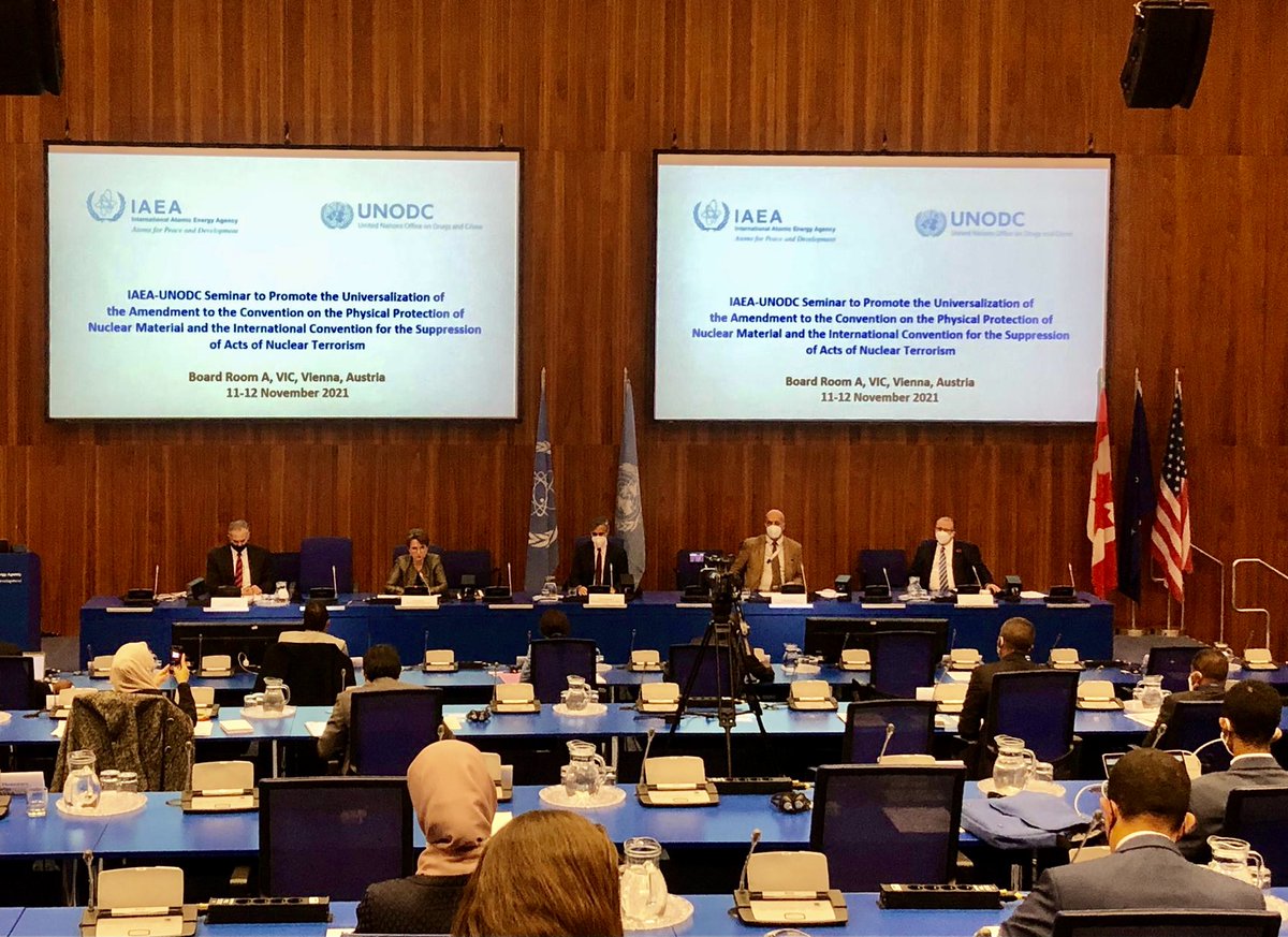 Artem Lazarev (@al_azarev) on Twitter photo ON THIS DAY Amendment to CPPNM – a key instrument against #nuclearterrorism – entered into force. <a href="/UNODC/">UN Office on Drugs & Crime</a>’s #CBRN Terrorism Prevention Programme promotes universalization and effective implementation of #CPPNM, #ACPPNM and #ICSANT thanks to funding of 🇨🇦 🇪🇺 🇺🇸.
#UNODC_CBRN ON THIS DAY Amendment to CPPNM – a key instrument against #nuclearterrorism – entered into force. <a href="/UNODC/">UN Office on Drugs & Crime</a>’s #CBRN Terrorism Prevention Programme promotes universalization and effective implementation of #CPPNM, #ACPPNM and #ICSANT thanks to funding of 🇨🇦 🇪🇺 🇺🇸.
#UNODC_CBRN