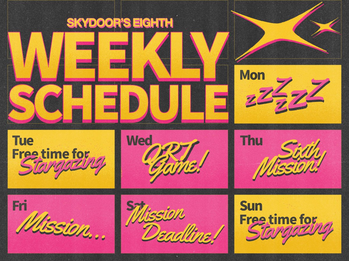 𝗘𝗜𝗚𝗛𝗧𝗛 𝗪𝗘𝗘𝗞 𝗔𝗠𝗢𝗡𝗚 𝗧𝗛𝗘 𝗦𝗧𝗔𝗥𝗦.