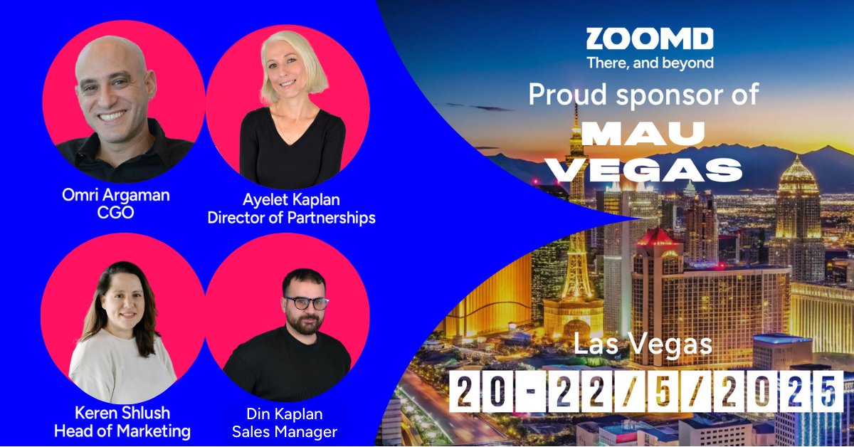 Zoomd are delighted to share the sponsorship of <a href="/mauvegas_/">MAU Vegas</a>  , one of the hottest mobile apps venue of the year. Meet our team there at booth #127 $ZOMD $ZMDTF:
zoomd.com/zoomd-to-showc…
