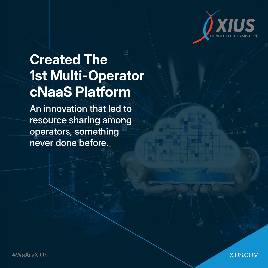 XIUS_Corp's tweet image. XIUS has a history of creating waves in the industry. Our pioneering work in the Multi-Operator Core Network as a Service platform saw collaboration between providers that led to resource sharing and innovation.

#XIUS #CoreNetworks #PrivateNetworks #5GCore #TelecomInnovation
