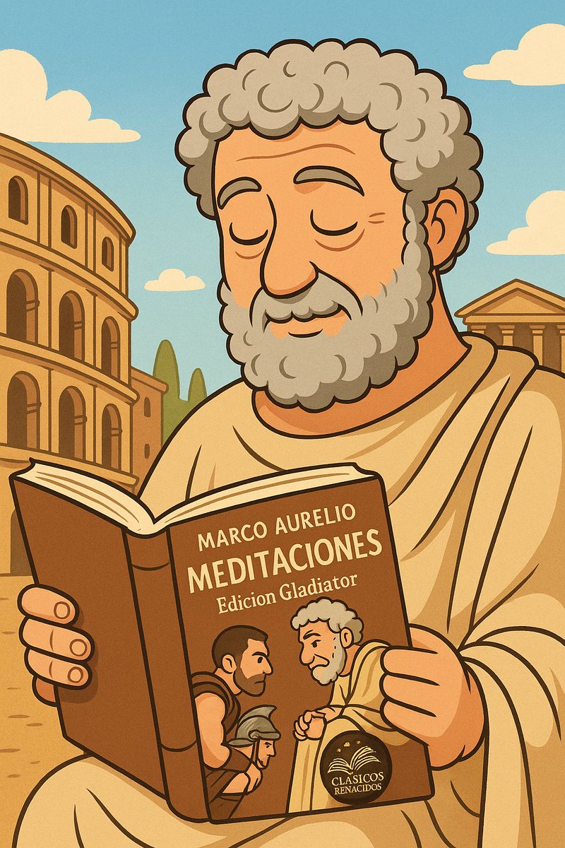 Una persona culta es una persona libre.💪
#ClásicosRenacidos te trae libros📖 esenciales con un formato moderno y contenidos exclusivos.✨
#Meditaciones de Marco Aurelio: una obra maestra de la filosofía con frases motivadoras para tu día a día.
👉 bookgoodies.com/a/B0F63BV49W