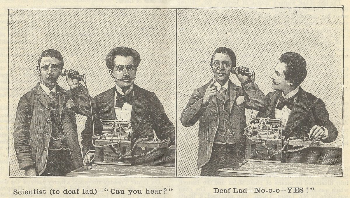 RealPreCinema's tweet image. Dussauds’ first invention was the Microphonograph which was followed by the #Teleoscope, and later the #Multiphone.

The Microphonograph was initially designed as a hearing assistance device. Image taken from ‘The Phonoscope Journal’  from June 1897.