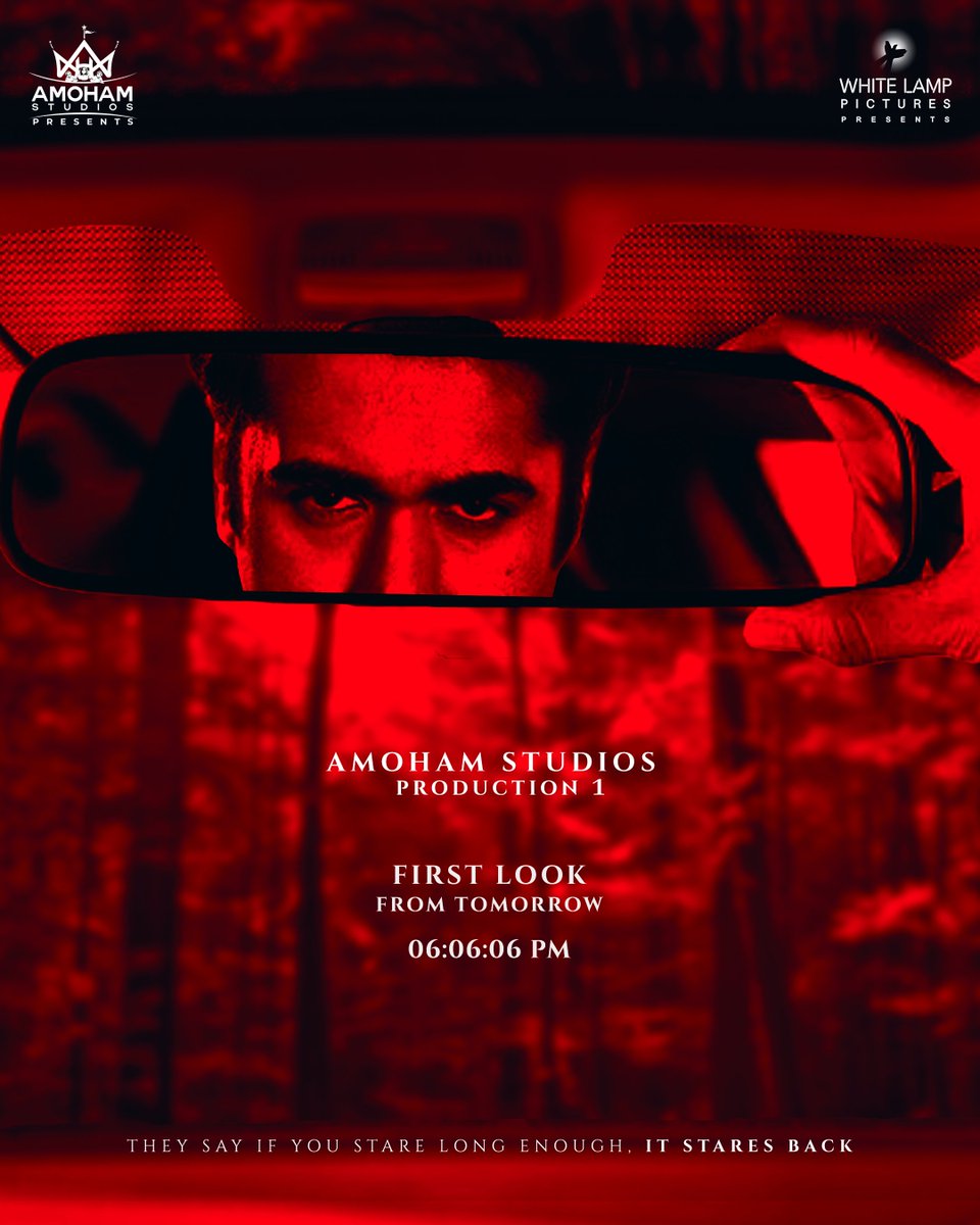 Amoham Studios (@amohamstudio) on Twitter photo If you stare long enough, it stares back 😈
Darkness is coming tomorrow 06:06:06 PM
#May9WillBeDark
<a href="/TamanActor/">Taman.actor</a> <a href="/amohamstudios/">Amoham Studios</a> <a href="/White_lampoffl/">White Lamp Pictures</a> <a href="/ManiVarman23/">B.Mani Varman</a> <a href="/MalviMalhotra/">Malvi Malhotra</a> <a href="/RakshaCherin/">Raksha Cherin✨</a> <a href="/Maithreya_actor/">Maithreya Rajasekar</a> #KarmayogiSivam <a href="/Arunkarthioffl/">Arun Karthi</a> <a href="/kg_ratheesh/">Ratheesh kg</a> #GuruSuriya <a href="/sanjayyy_music/">Sanjay Manickam</a> If you stare long enough, it stares back 😈
Darkness is coming tomorrow 06:06:06 PM
#May9WillBeDark
<a href="/TamanActor/">Taman.actor</a> <a href="/amohamstudios/">Amoham Studios</a> <a href="/White_lampoffl/">White Lamp Pictures</a> <a href="/ManiVarman23/">B.Mani Varman</a> <a href="/MalviMalhotra/">Malvi Malhotra</a> <a href="/RakshaCherin/">Raksha Cherin✨</a> <a href="/Maithreya_actor/">Maithreya Rajasekar</a> #KarmayogiSivam <a href="/Arunkarthioffl/">Arun Karthi</a> <a href="/kg_ratheesh/">Ratheesh kg</a> #GuruSuriya <a href="/sanjayyy_music/">Sanjay Manickam</a>