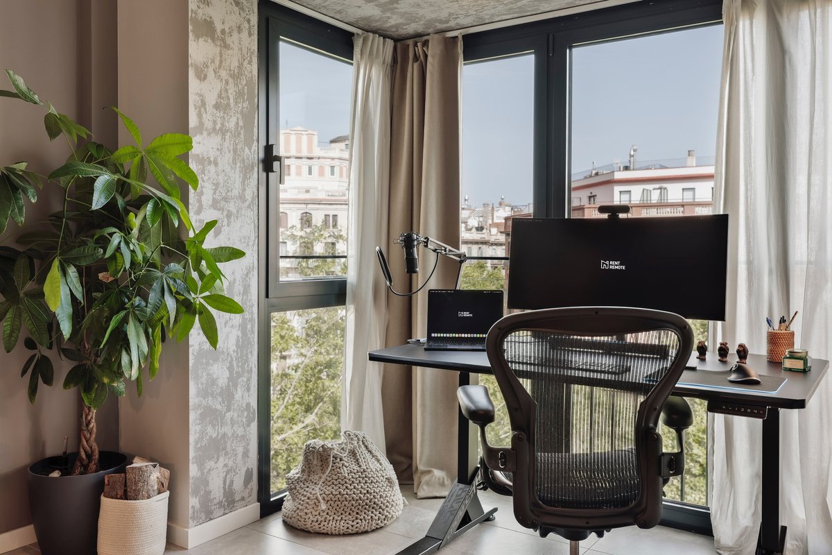 Barcelona made it to the top cities for digital nomads in 2025, according to <a href="/timeout/">Time Out Group</a> 

Weather, culture, and now—finally—ergonomic workspaces
We’re proud to offer apartments in Barcelona.
Private. Productive. Plug-and-play.
 
Working remotely shouldn't mean working from a couch
