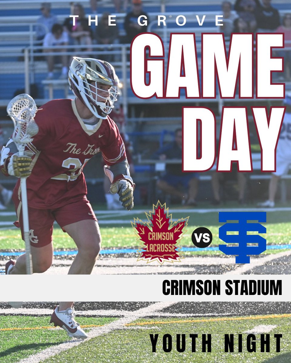 🍁GAME DAY🍁 

CRIMSON take on the St. Thomas Academy Cadets TONIGHT for youth night!