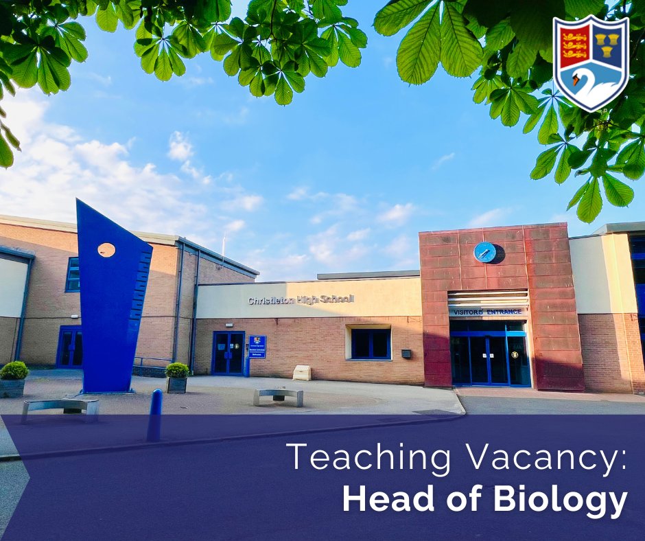 📢 Vacancy at Christleton High School
🔹 Head of Biology
🗓 Start: Sept 2025
⏳ Apply by: 9am, 16 May
📍 Interviews: w/c 19 May
👉 Apply: mynewterm.com/jobs/136645/ED…
#JoinOurTeam #ChristletonHighSchool