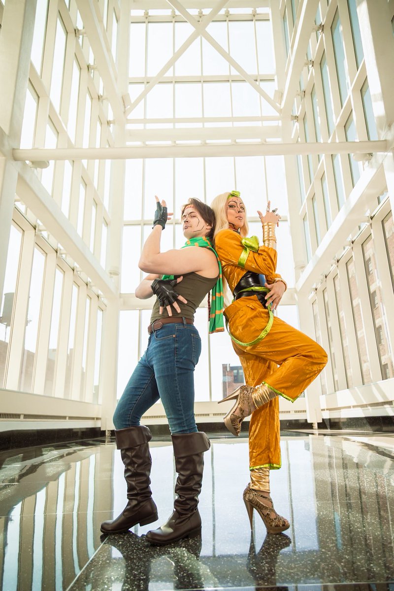 Preview of tonight’s photo edit stream of JOJO &amp; Dio cosplays.  See ya at 6pm CST - Twitch.tv/erikjawsphoto