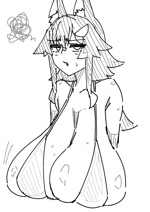 ちょっと垂れすぎたか・・・ 