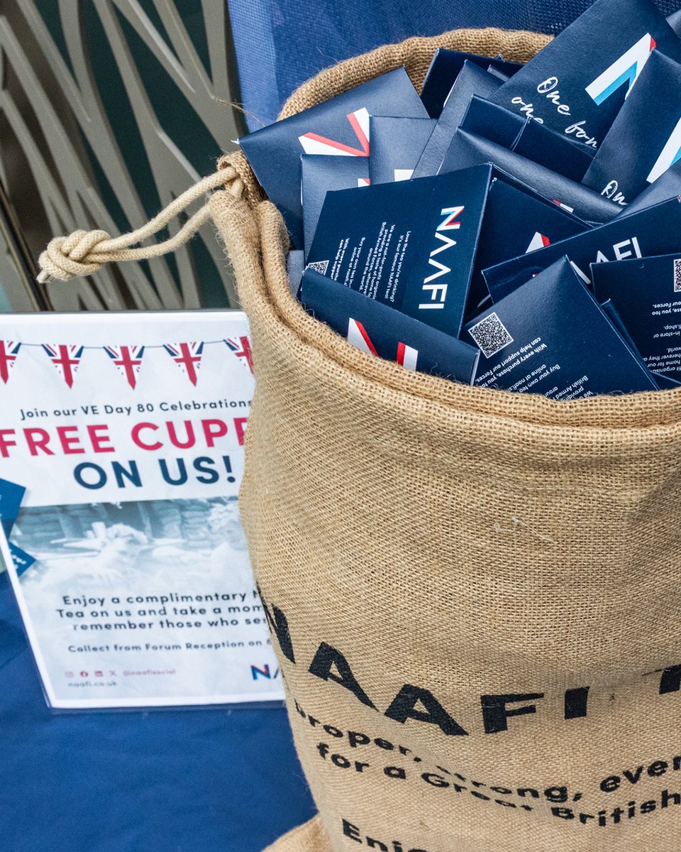 A victory forged through immense effort and sacrifice, involving every corner of society.

We celebrated #VEDay80 at our Head Office today with a mini street party, and complimentary #NAAFI Tea for our neighbouring businesses.
