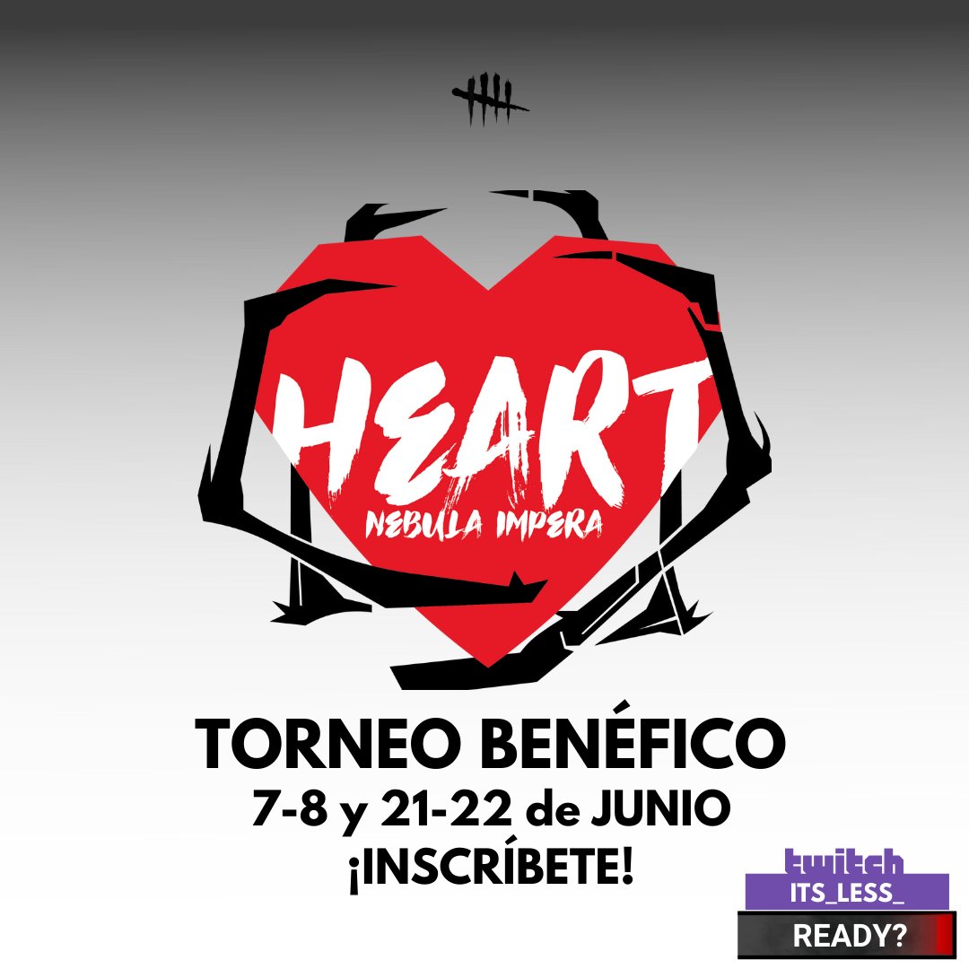 Nebula Impera (@nebulaimpera) on Twitter photo Estamos organizando EL PRIMER torneo benéfico llamado "𝐇𝐄𝐀𝐑𝐓" ❤️
Será una nueva sección de <a href="/NebulaImpera/">Nebula Impera</a> dedicada a ayudar a TODA PERSONA QUE LO NECESITE, en esta ocasión organizamos este torneo para <a href="/its_lslbln/">🧚🏿♀️Less🧚🏿♀️</a>
INSCRIBETE YA! 👇
discord.gg/nMDnffdSMv Estamos organizando EL PRIMER torneo benéfico llamado "𝐇𝐄𝐀𝐑𝐓" ❤️
Será una nueva sección de <a href="/NebulaImpera/">Nebula Impera</a> dedicada a ayudar a TODA PERSONA QUE LO NECESITE, en esta ocasión organizamos este torneo para <a href="/its_lslbln/">🧚🏿♀️Less🧚🏿♀️</a>
INSCRIBETE YA! 👇
discord.gg/nMDnffdSMv