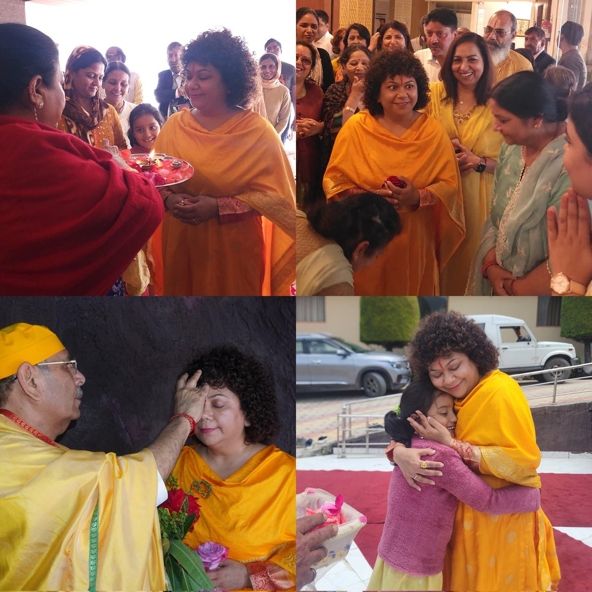 drarchikadidi's tweet image. Devotees warmly welcomed HH #SudhanshuJiMaharaj, Guru Maa, and Dr.ArchikaDidi upon their arrival at Anand Vardhan Resort in Manali. Maharaj Shri, Guru Maa, and Didi Ji also offered prayers at the Shivalaya located there.

#DrArchikaDidi #meditation #ManaliMeditation
#Manali