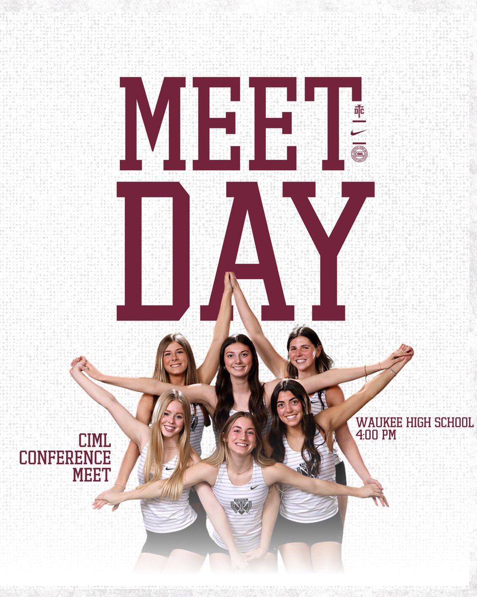 DCHS Girls Track & Field (@track_dchsgirls) on Twitter photo CONFERENCE MEET DAY
CIML Girls Meet
📍 Waukee High School
🕞 Field Events 3:30
🕓 Running Events 4:00
📊 results.aatiming.com/meets/44570
<a href="/katenels17/">Kate Nelson</a> <a href="/AlexGaskell43/">Alex Gaskell</a> <a href="/katherinebank3r/">katherine banker</a> <a href="/_emilyheitzman/">emily heitzman</a> <a href="/anniesmith968/">Annie Smith</a> CONFERENCE MEET DAY
CIML Girls Meet
📍 Waukee High School
🕞 Field Events 3:30
🕓 Running Events 4:00
📊 results.aatiming.com/meets/44570
<a href="/katenels17/">Kate Nelson</a> <a href="/AlexGaskell43/">Alex Gaskell</a> <a href="/katherinebank3r/">katherine banker</a> <a href="/_emilyheitzman/">emily heitzman</a> <a href="/anniesmith968/">Annie Smith</a>