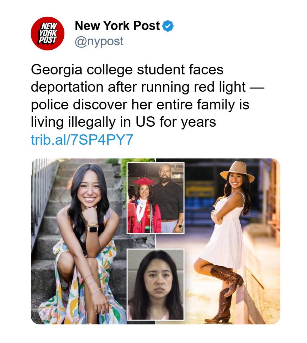 Should they deport her WHOLE family…??