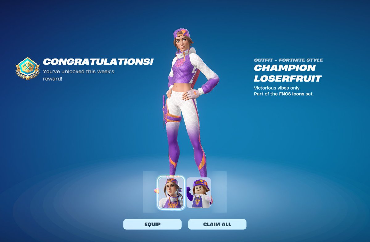LETS GO <a href="/Loserfruit/">PWR Loserfruit</a>  WE WON UR PRO SKIN RT RT