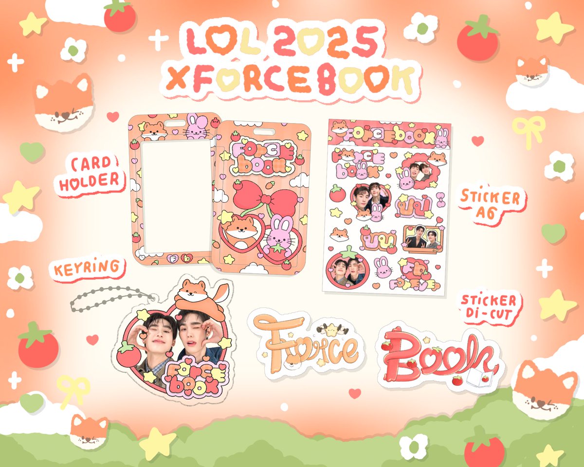 itsfeimkp_'s tweet photo. ‧˳ 𐙚🍅 giveaway — : 
           ForceBook ‧⁺◟🐇ܓ 

🦊 gg form ( ไปรษณีย์ )  :  20/05 ( 20.00 ) 
    ‧˳ 𐙚 only 10  set  

🧡 Impact  : 17/05
   ‧˳ 𐙚 only  20  set  

#LOLFanFest2025
#fforce_ #kasibook 
#forcebook #gwmymp https://t.co/rdGF6aVT1g