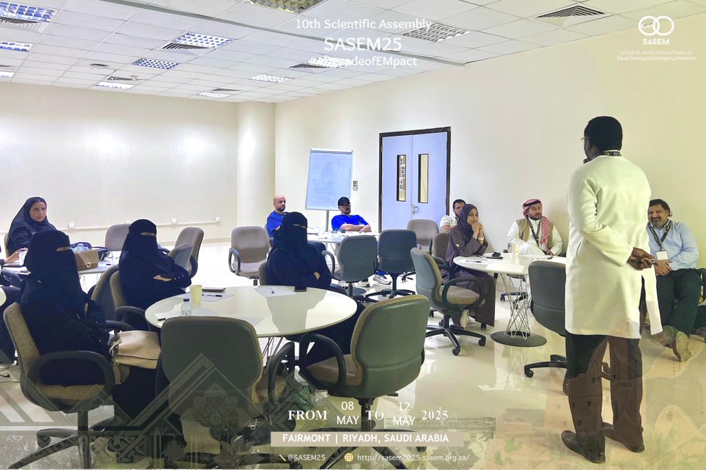 sasem25's tweet image. The Incident Command System workshop at #SASEM25 is complete!
Participants learned how to manage emergencies through clear roles, communication, and coordination during disasters.

A vital skill for anyone involved in emergency response and planning!

@SaudiEmergency…