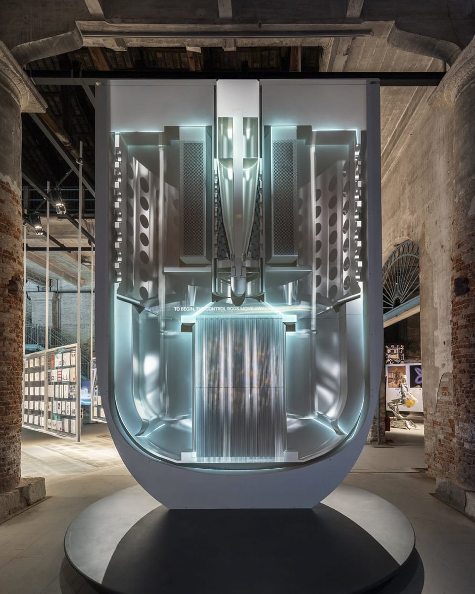 The new era of clean nuclear energy has arrived. 
At the 19th International Architecture Exhibition – La <a href="/la_Biennale/">La Biennale di Venezia</a>, #Pininfarina, <a href="/newcleoenergy/">newcleo</a> and <a href="/Fincantieri/">Fincantieri</a> unveil a full-scale model of the TL-40 reactor: elegant, safe, circular, and designed to reuse nuclear waste.