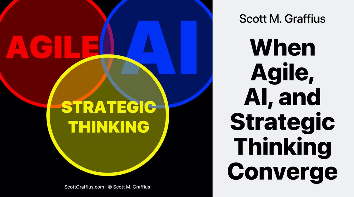 ScottGraffius's tweet image. When Agile, AI, and Strategic Thinking Converge
🔗 scottgraffius.com/blog/files/whe…
#Agile #AI #ArtificialIntelligence #AgileAI #StrategicThinking #AIInnovation #FutureOfWork #AgileTransformation #LeadershipInTech #ArtificialIntelligence #DigitalStrategy #AgileLeadership