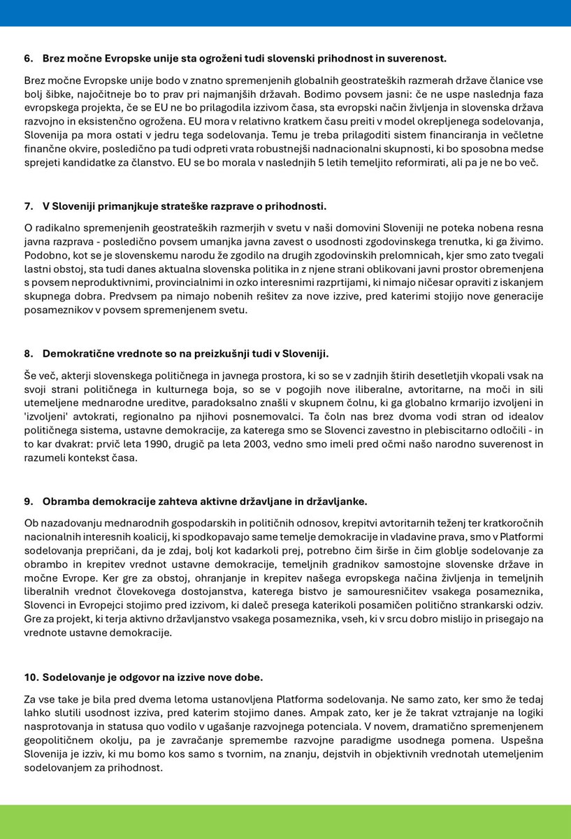 Platforma Sodelovanja tweet media