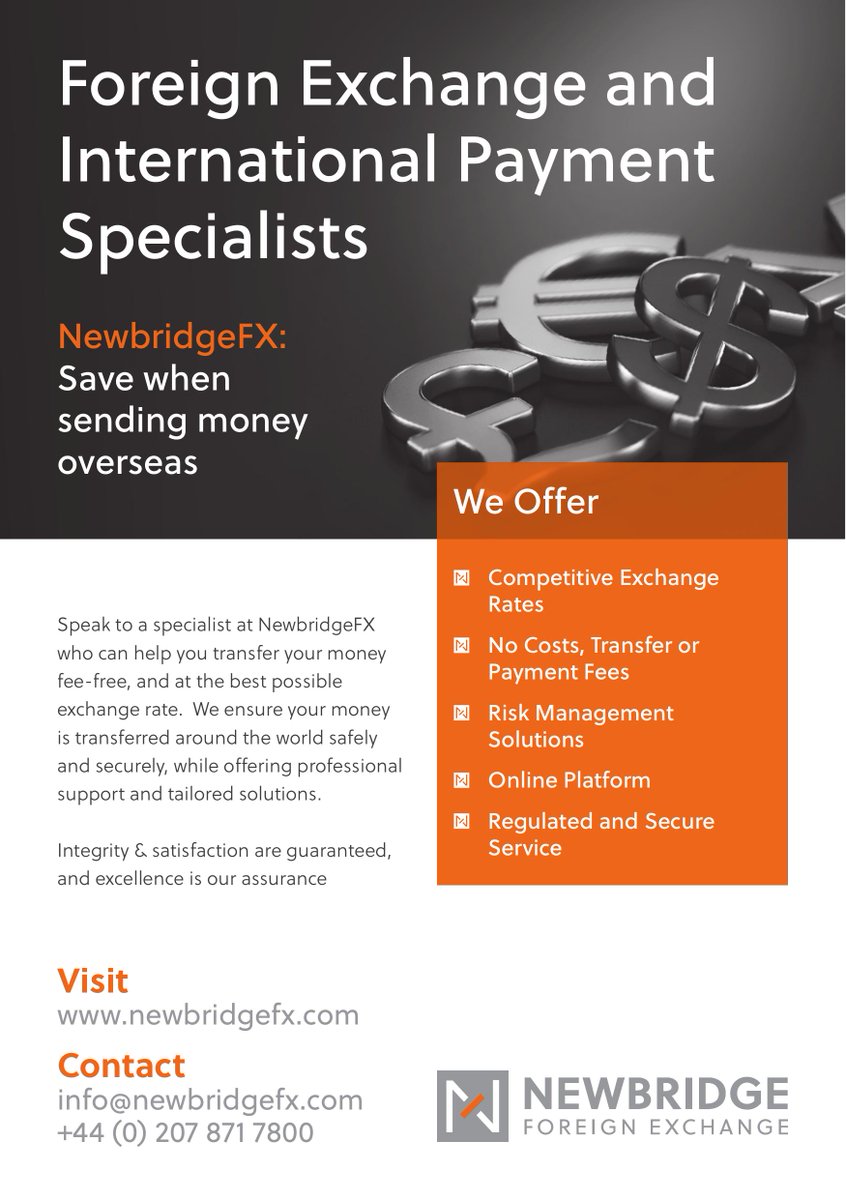 NewbridgeFX's tweet image. At NewbridgeFX, we specialise in secure, fee-free international money transfers with competitive exchange rates. Whether it's for personal or business needs, our tailored solutions and expert support ensure your money moves safely and efficiently.
📷 newbridgefx.com