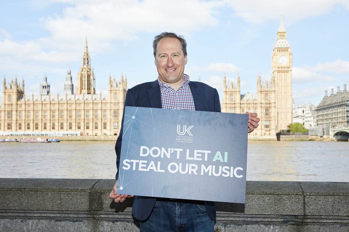 "If we fail to protect creators' rights, we risk losing the next generation of talent and threatening the £7.6bn music contributes to our economy."

<a href="/Tomkiehl/">Tom Kiehl</a> called on Government to stop AI theft as stars and politicians rallied at Parliament for our creative sector.