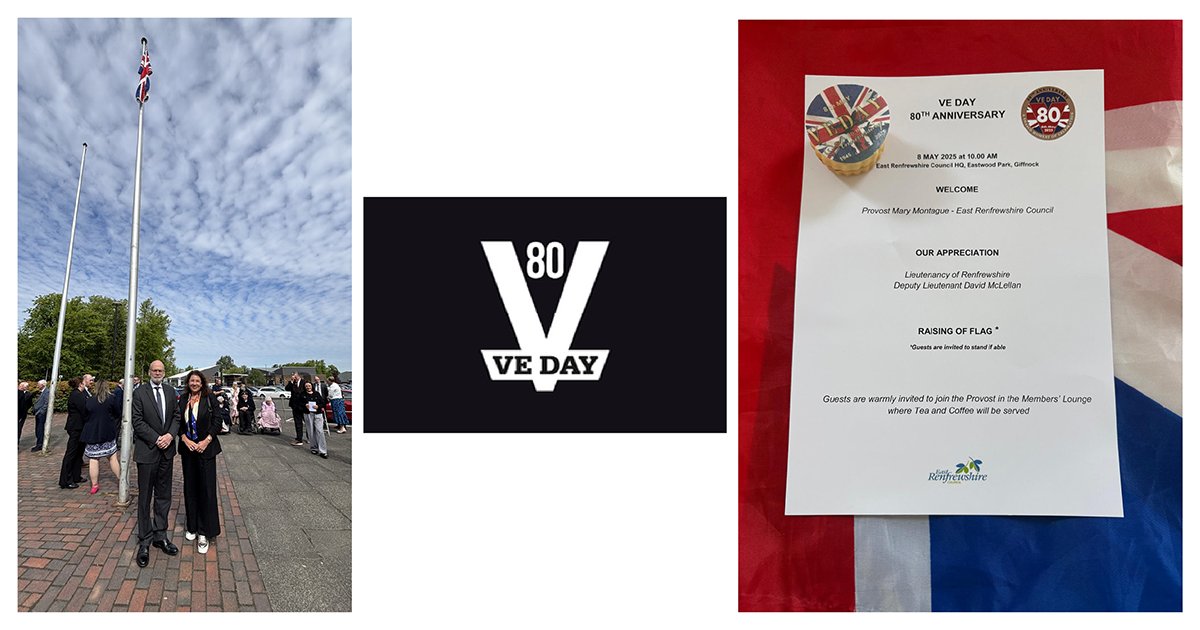 Cllr Gordon Wallace (@cllrwallace) on Twitter photo An honour to join our veterans today to celebrate and remember the sacrifice and bravery for our freedoms. #VEDay80 An honour to join our veterans today to celebrate and remember the sacrifice and bravery for our freedoms. #VEDay80
