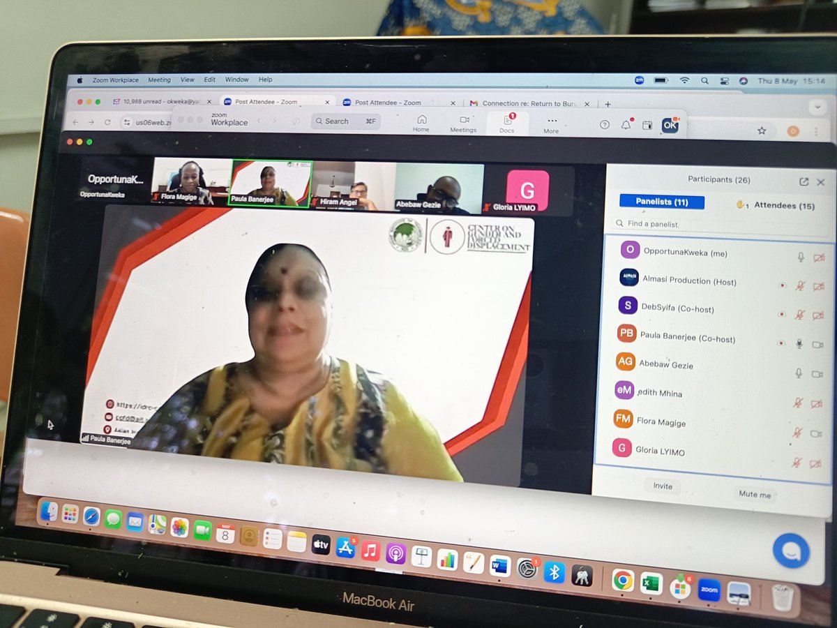 Paula Banerjee discussing the "Global South of the World" Describing it as a "major part of the world" where in most cases the refugee term does not exist but there are guests, people, families, kins and networks"..... @