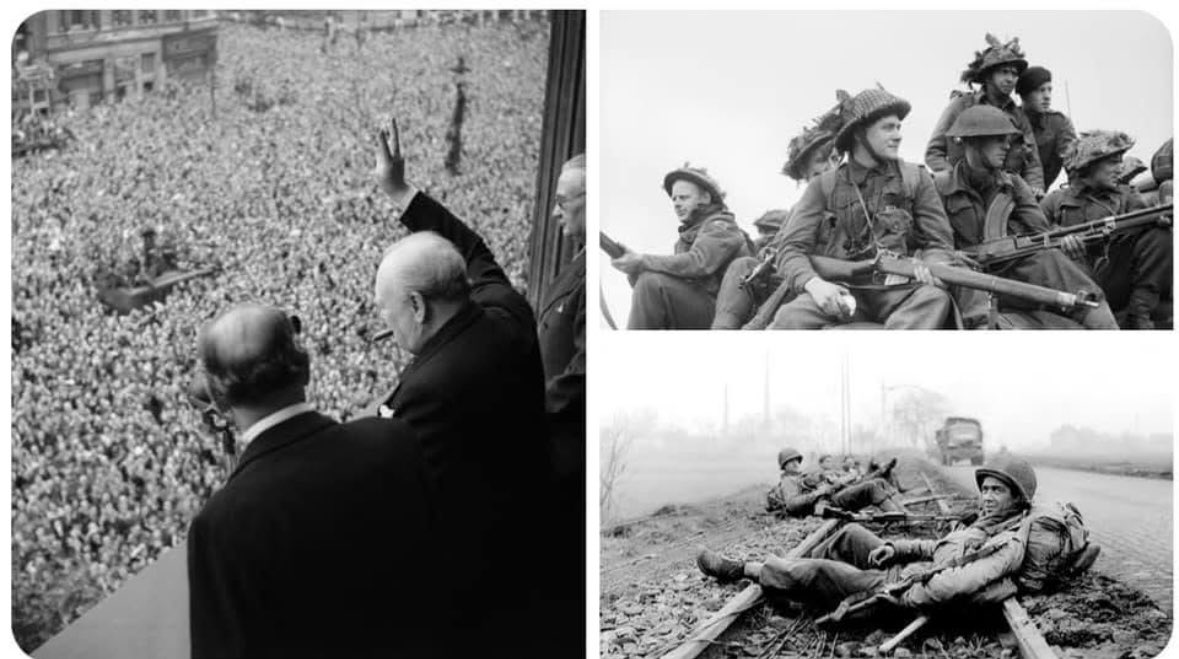 VillanFootball's tweet image. VE Day. A proud moment in our nations history!!!