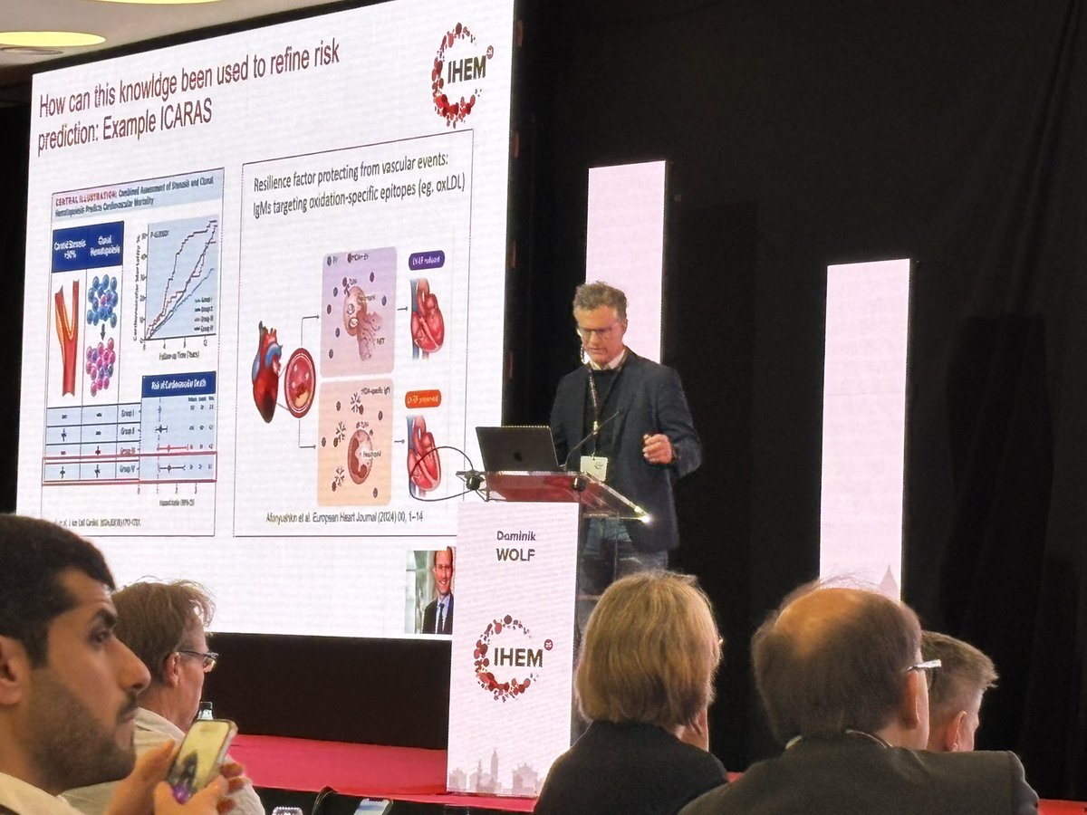 Fantastic keynote by Dominik Wolf at #IHEM2025 on CHIP and inflammation