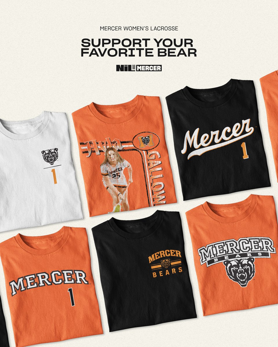 Mercer NIL Store (@mercernilstore) on Twitter photo Support <a href="/MercerWLAX/">Mercer Women's Lacrosse</a> in the NCAA Tournament!
Shop our women's lacrosse gear: nil.store/mercer/sports/… Support <a href="/MercerWLAX/">Mercer Women's Lacrosse</a> in the NCAA Tournament!
Shop our women's lacrosse gear: nil.store/mercer/sports/…
