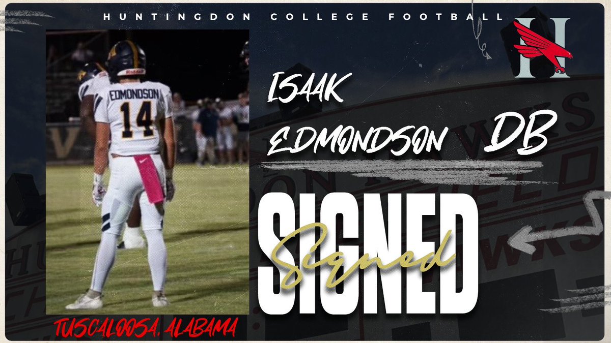Welcome to the nest, Isaak Edmondson! 

DB from Tuscaloosa, AL! #WHOOP
