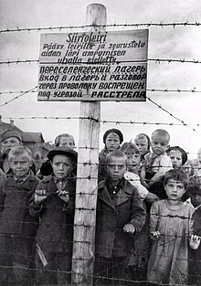 Tiny Russian children imprisoned in one of several Finnish concentration camps in Karelia Russia. 

There is an inconvenient history hidden in Europe. Many dark secrets, many horrific truths, now ushered into the background, hidden from view. 

Never forgotten here in Russia.