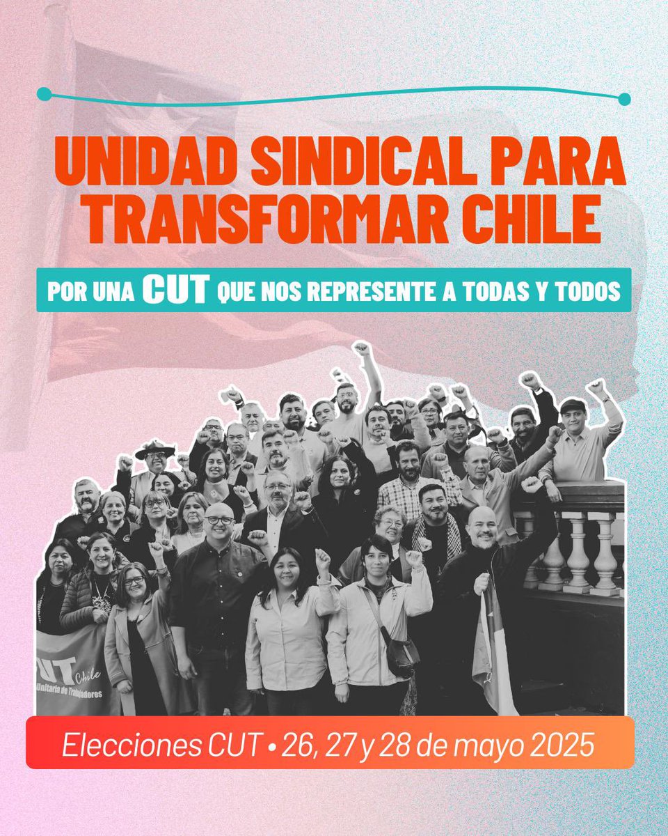FENASSAP (@fenassap) on Twitter photo 📣 Unidad para hacer más fuerte a la <a href="/Cutchile/">CUT Chile ✍️🗳</a>
✅ Con Protagonismo de las Bases para desplegarnos en todo🇨🇱
✅ Con organización para cumplir nuestras tareas
✅ Con voluntad transformadora para impulsar cambios que mejoren nuestras vidas. #UnidadSindical Transformar Chile✊🇨🇱 📣 Unidad para hacer más fuerte a la <a href="/Cutchile/">CUT Chile ✍️🗳</a>
✅ Con Protagonismo de las Bases para desplegarnos en todo🇨🇱
✅ Con organización para cumplir nuestras tareas
✅ Con voluntad transformadora para impulsar cambios que mejoren nuestras vidas. #UnidadSindical Transformar Chile✊🇨🇱