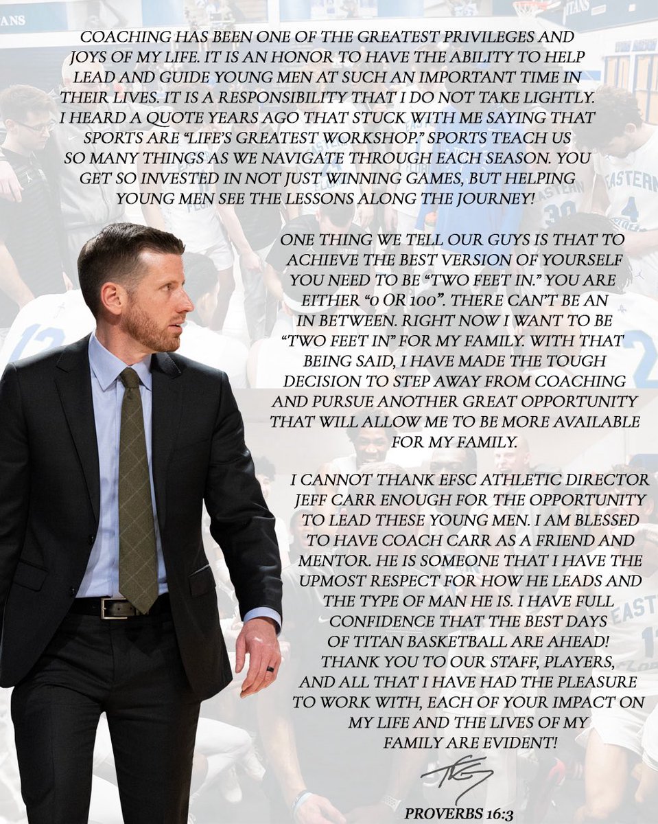 Thomas Gray (@coachthomasgray) on Twitter photo Thank you <a href="/EFSCMensBB/">EFSC Men's Basketball</a>!! There aren’t enough words to express the gratitude my family has for our time here!! Eastern Florida 🏀 will be in good hands!! The best days are ahead for Titan Athletics!! <a href="/EFSCTitans/">EFSC Titans Sports</a> 🔵🟢💪 Thank you <a href="/EFSCMensBB/">EFSC Men's Basketball</a>!! There aren’t enough words to express the gratitude my family has for our time here!! Eastern Florida 🏀 will be in good hands!! The best days are ahead for Titan Athletics!! <a href="/EFSCTitans/">EFSC Titans Sports</a> 🔵🟢💪