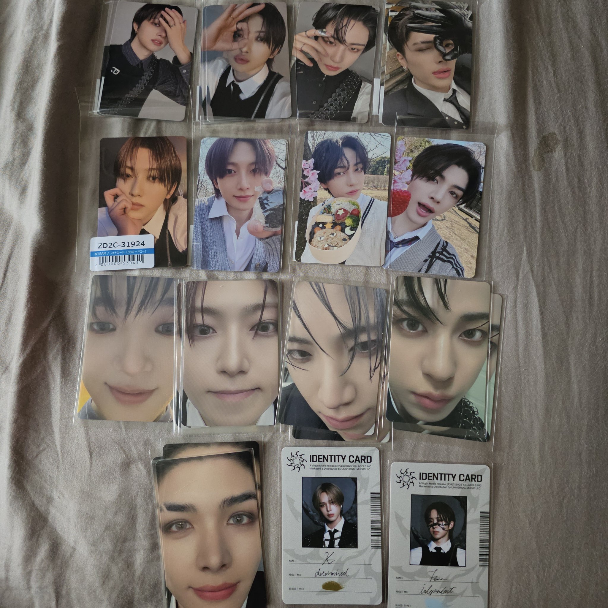 &TEAM 月狼 撮り下ろし チェキ 直筆サイン 当選 ラキドロ K ケイ