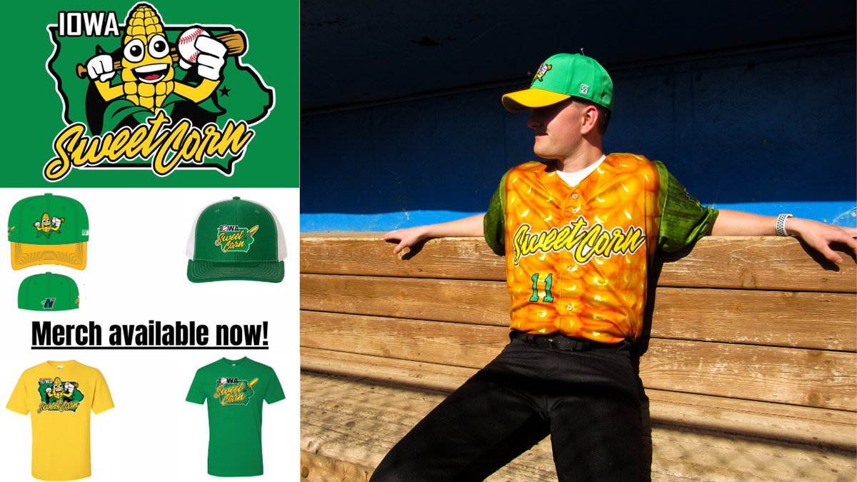 waterloobucks's tweet image. The Waterloo Bucks reveal a sweet alternate identity for the 2025 season: Introducing the Iowa Sweet Corn!
Read more: tinyurl.com/Iowa-Sweet-Corn