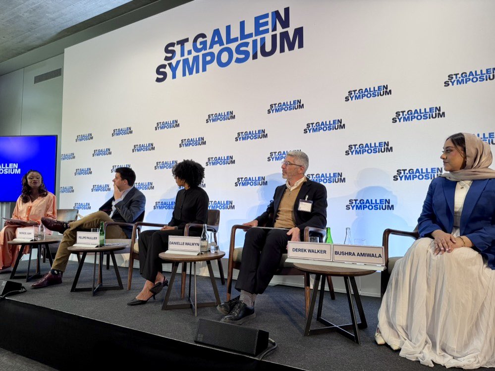 UN Youth Office (@unyouthaffairs) on Twitter photo A quick look at the <a href="/SG__Symposium/">St. Gallen Symposium</a> happening this week, where ASG <a href="/felipepaullier/">Felipe Paullier</a> spoke on the panel discussion “Beyond Listening to Youth: How to Achieve Intergenerational Leadership?” A quick look at the <a href="/SG__Symposium/">St. Gallen Symposium</a> happening this week, where ASG <a href="/felipepaullier/">Felipe Paullier</a> spoke on the panel discussion “Beyond Listening to Youth: How to Achieve Intergenerational Leadership?”