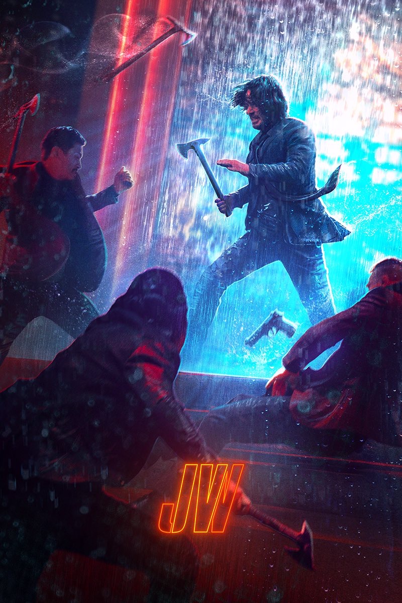 Incredible poster for John Wick 4 by <a href="/phase_runner/">PhaseRunner</a> 

#JohnWick