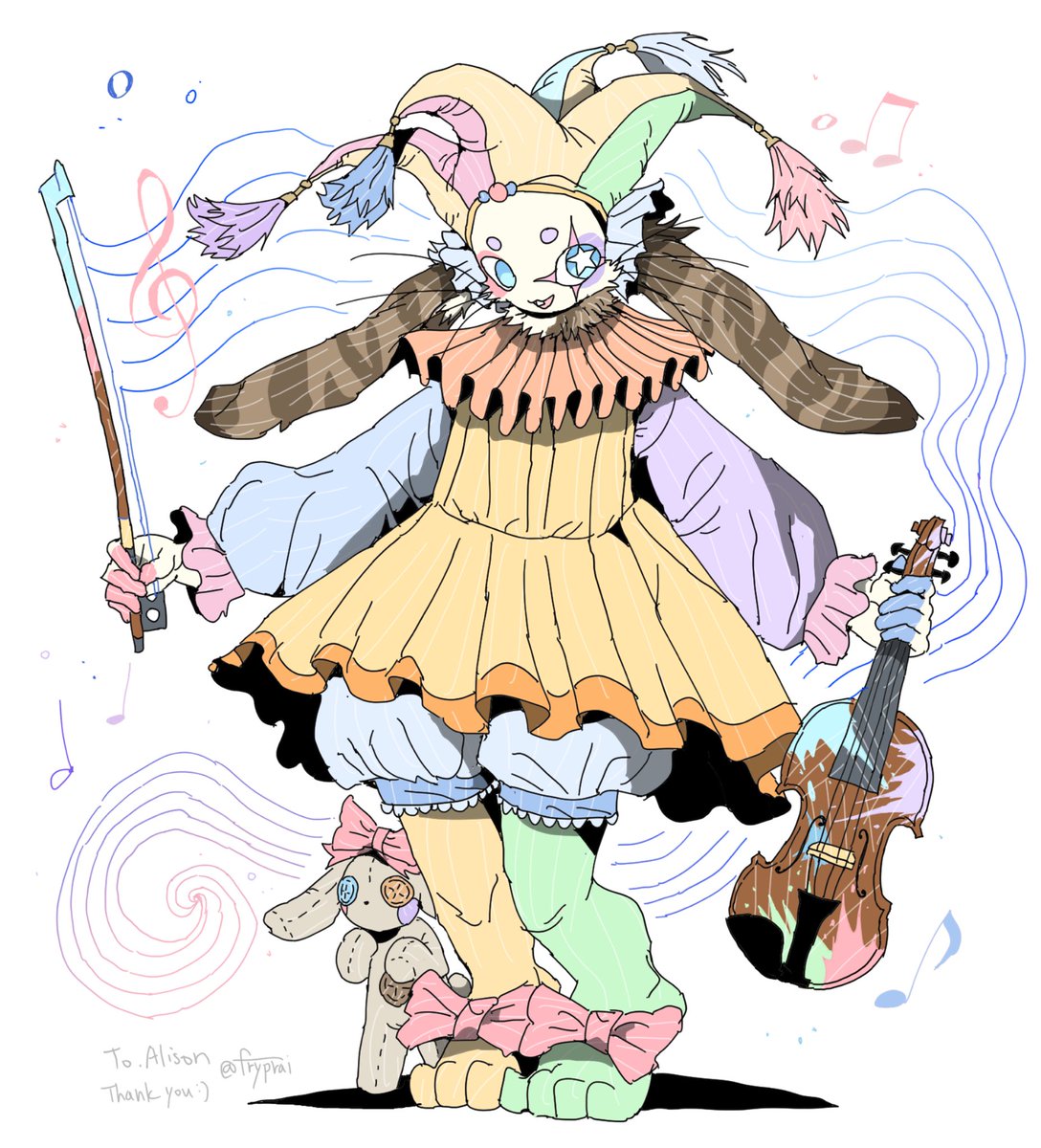 🪼⋆。𖦹° Ali ⋆。𖦹° 🪼 (@alirae_jpg) on Twitter photo Meet Florence Fenwick, my Harengon glamour bard by <a href="/fryprai/">Prai</a> !!! She turned out so beautifully!!! Thank you so much for the wonderful work you did!!! 🩷⭐️ Meet Florence Fenwick, my Harengon glamour bard by <a href="/fryprai/">Prai</a> !!! She turned out so beautifully!!! Thank you so much for the wonderful work you did!!! 🩷⭐️