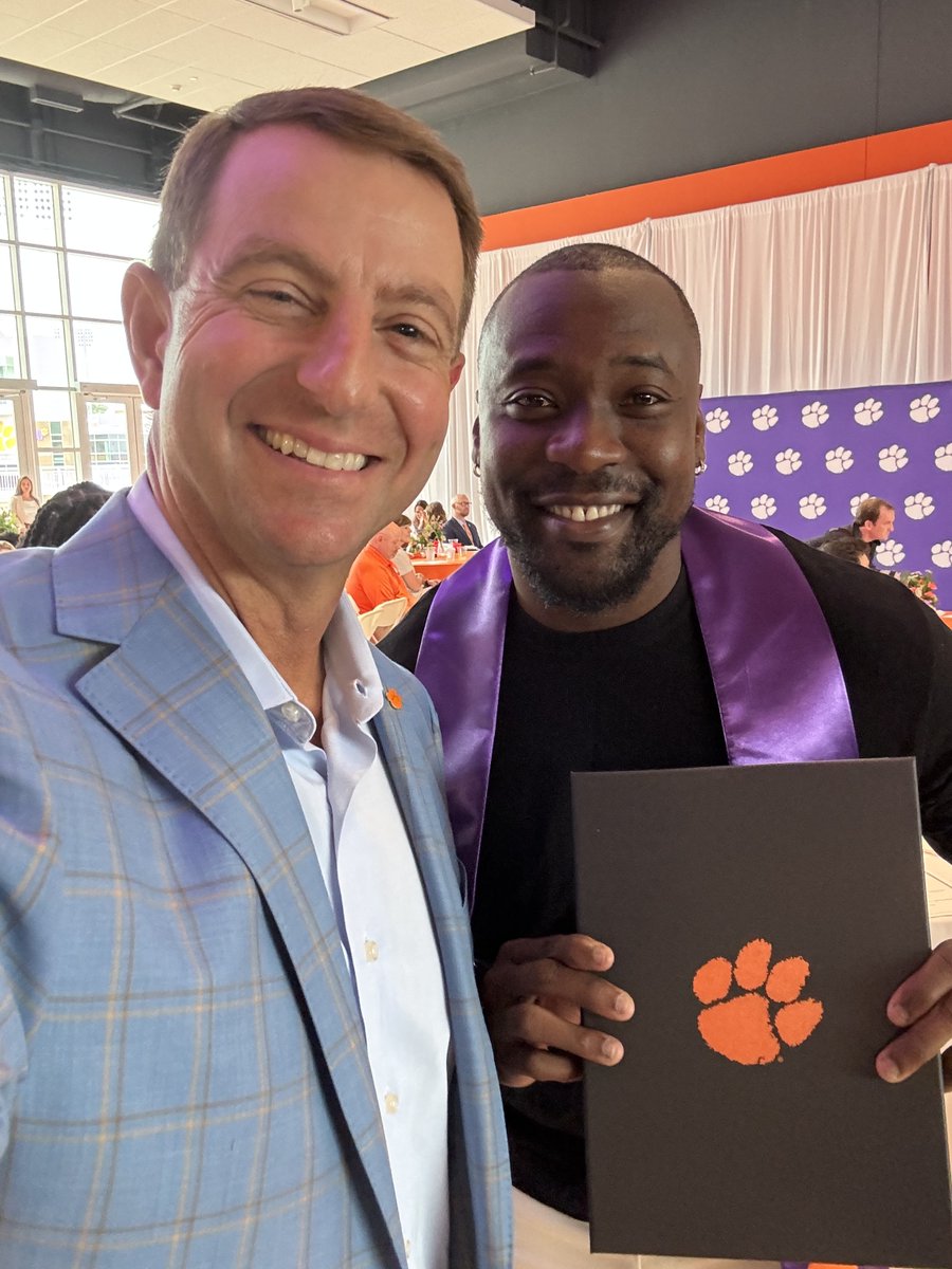 Even when the NFL calls you away for seven years, Clemson University and Clemson Football will be here ready for you to finish your degree.

Congrats to Mackensie Alexander on becoming the latest graduate from Clemson's Tiger Trust program!