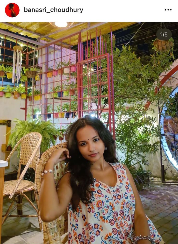 aboyobbhuyan's tweet photo. Assam: She is Banasri Choudhury from Assam, an ex-student from Cotton University.

👉 Repeatedly posting anti-India comments, terming India as a ‘Terror State’;

👉 Calling the entire Pahalgam Terror Attack, Operation Sindoor as a conspiracy;

👉 This seems to be the ‘new cool’ among a few brainwashed youths in Assam;

👉 Banasri & a few more continuously posting such stuff on Social Media;

No action or response by CM @himantabiswa or the Government who arrested over 45 people across the state for similar action.